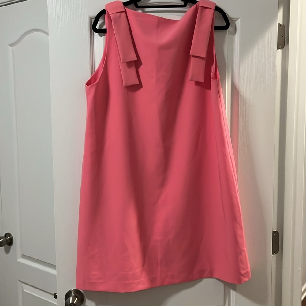 Abbey Glass Pink Tie Shoulder Dress - Picture 7 of 7